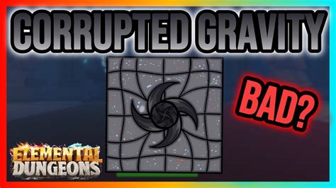 Legendary Corrupted Gravity Showcase Elemental Dungeons Youtube