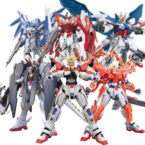 Wandai Gundam Model Hgbf Fighter Created A Strong Attack On Flame