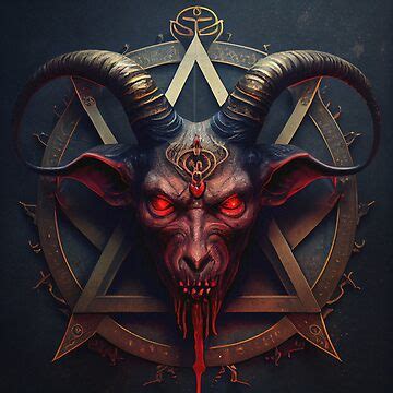 "Satanic Evil image of Satan the Devil." Art Board Print for Sale by ...