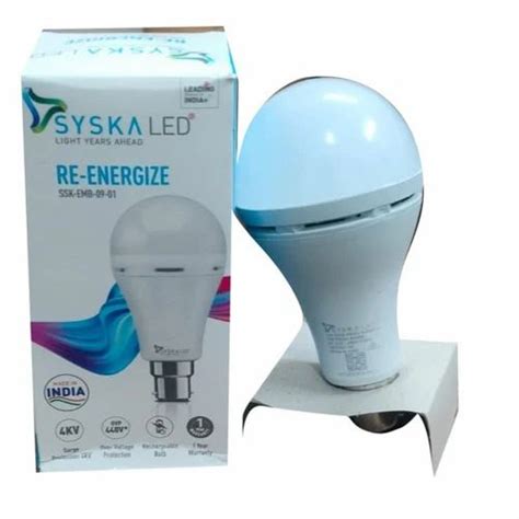 W Syska Led Bulb Lm W Cool White At Rs Box In Bhopal Id