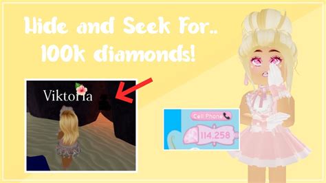 Hide And Seek For 100k Diamonds Royale High 💎 Youtube