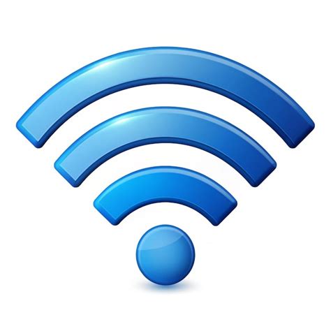 3D WiFi Icon Design Concept Wifi Symbol 3d Render Illustration 3d