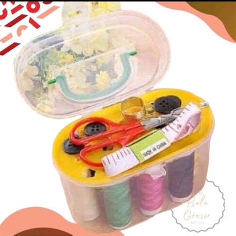 Jual ALAT JAHIT 1 SET SET KOTAK PERALATAN JAHIT Sewing Kit Shopee