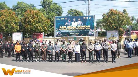 Jelang Hari Raya Idul Fitri Polres Bojonegoro Gelar Apel Pasukan