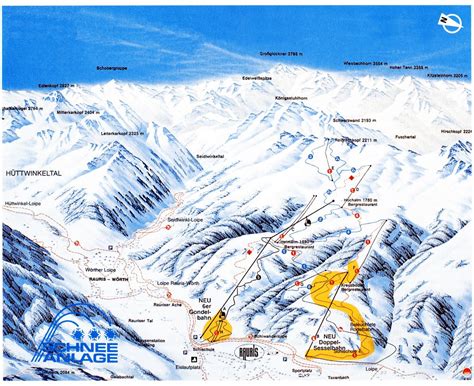 Maps Of Rauris Ski Resort Collection Of Maps Of Rauris Piste Maps