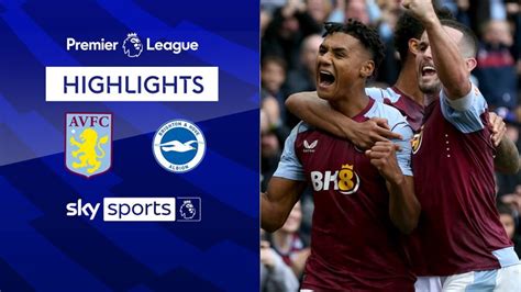 Aston Villa 6-1 Brighton | Premier League highlights | Football News ...