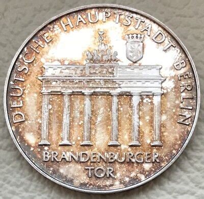 Medaille Brd Deutsche Hauptstadt Berlin Brandenburger Tor