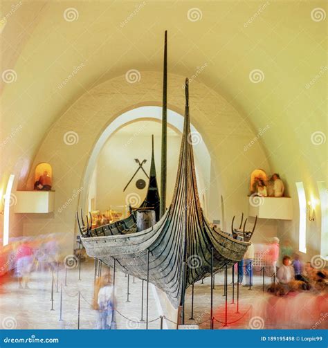 Viking Boat in Museum, Oslo Editorial Stock Photo - Image of historic ...