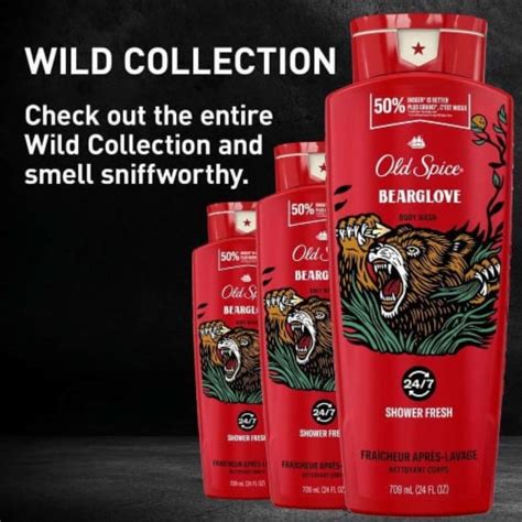 Old Spice Wild Collection Body Wash Bearglove 24 Fl Oz Kroger