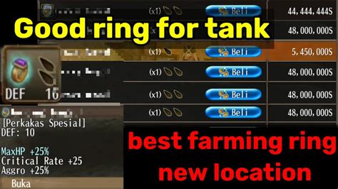 Toram Online New Ring Update Spot Farming Youtube