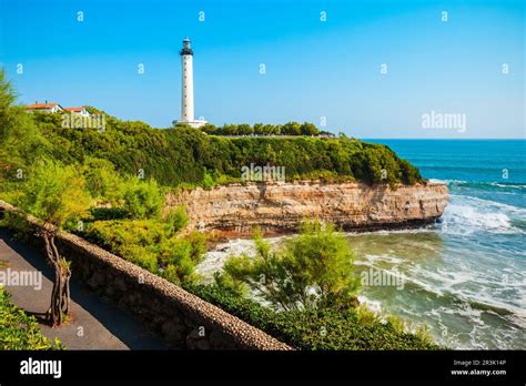 Phare De Biarritz Is A Lighthouse In Biarritz City In France Stock