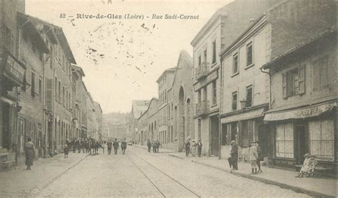 Rive De Gier FRANCE 42 Rive De Gier Rue Sadi Carnot Carte