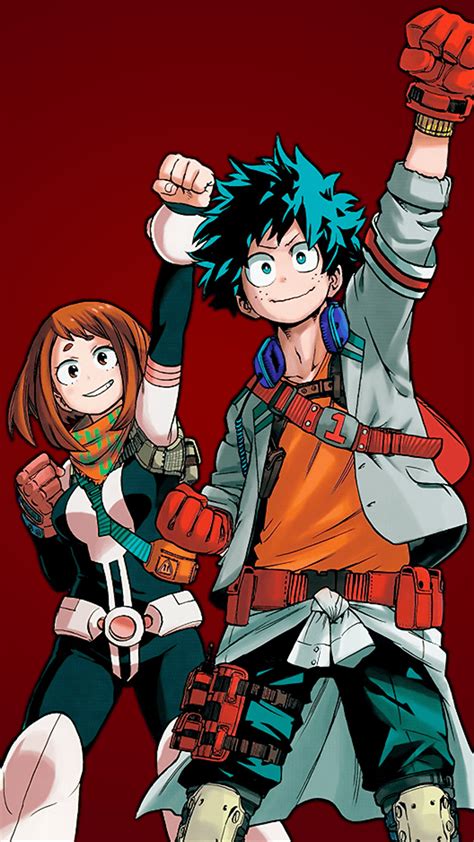 Deku And Uraraka Wallpapers Wallpaper Cave