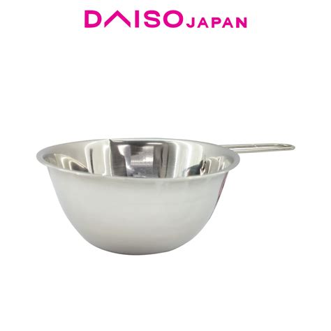 Daiso Stainless Steel Bowl With Spout 13cm Shopee Philippines