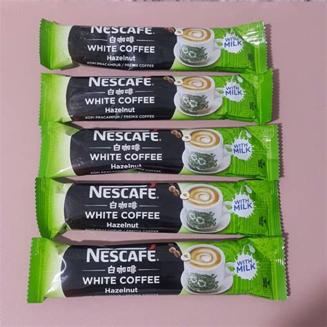 Jual Nescafe White Coffee Hazelnut Sachet Kopi Malaysia Shopee Indonesia