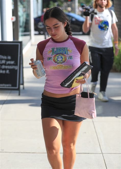 Addison Raes Jaw Dropping Braless Outfit Revealing Pokies And Stunning Legs Hot Celebs Home