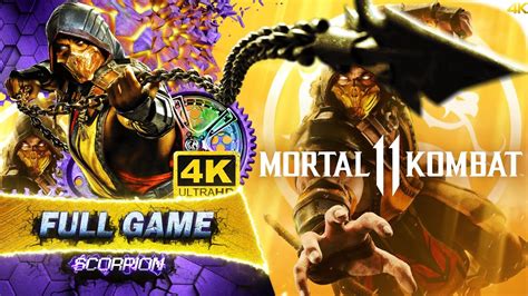 Mortal Kombat 11 Scorpion Classic Tower Walkthrough Hard Difficulty 4k Youtube