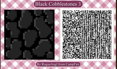 Animal Crossing Black Cobblestones Path3 Animal Crossing Cobblestone