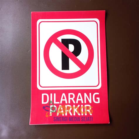 Jual Stiker Dilarang Parkir Stiker Larangan Parkir Stiker Area