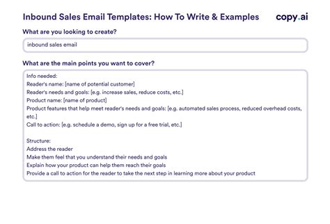 Inbound Sales Email Templates How To Write Examples