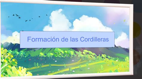 Formación de las Cordilleras Animated Video By Taty Elízabeth Mango