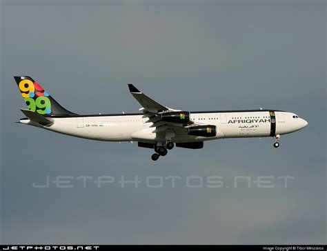 5A ONE Airbus A340 213 Afriqiyah Airways Tibor Mészáros JetPhotos