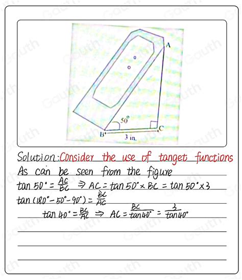 Solved Lc The Picture Below Shows A Right Triangle Shaped