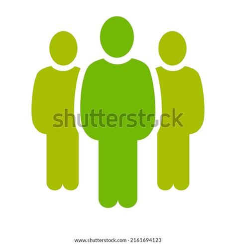 Group People Icon Green Color Stock Vector (Royalty Free) 2161694123 | Shutterstock