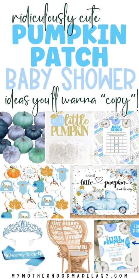 Adorable Pumpkin Patch Baby Shower Ideas [You’ll Love] – My Motherhood ...