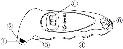 Astroai Psi Digital Tire Pressure Gauge Manual Manualslib