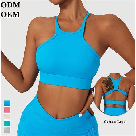 Wholesale Crop Tops Sports Bras For Women Comfortable Yoga Bra With