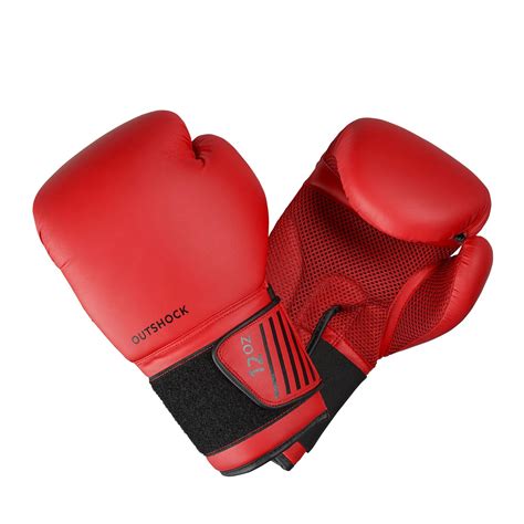 Guantes De Boxeo Outhosck Rojos Nivel Iniciaci N Outshock Decathlon