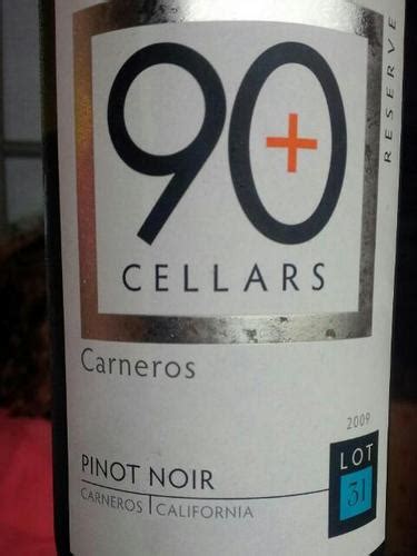 Cellars Lot Pinot Noir Reserve Vivino Us