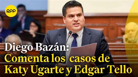 El presidente de la Comisión de Ética Diego Bazán comenta los casos de