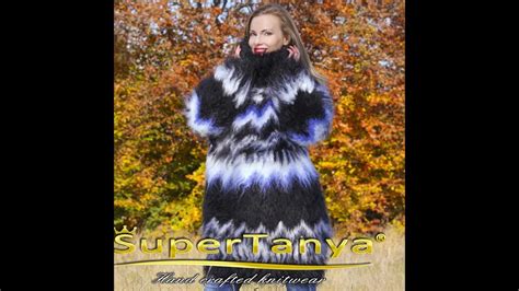 Supertanya Super Thick Handmade Mohair Sweater Hand Knitted With 10 Strands Mohair Youtube