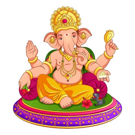 Premium Vector Lord Ganpati Illustration For Ganesh Chaturthi