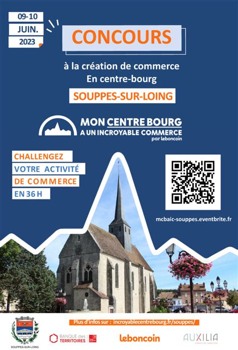 Souppes Sur Loing Candidat Pour Mon Centre Bourg A Un Incroyable