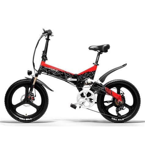 7 Speed Full Suspension Electric Bike Shlmano 20 Inch Folding Electric Bicycle