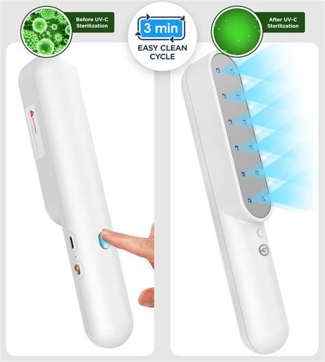 LED UV Light Sanitizer Steliron Portable Disinfection Wand UV C