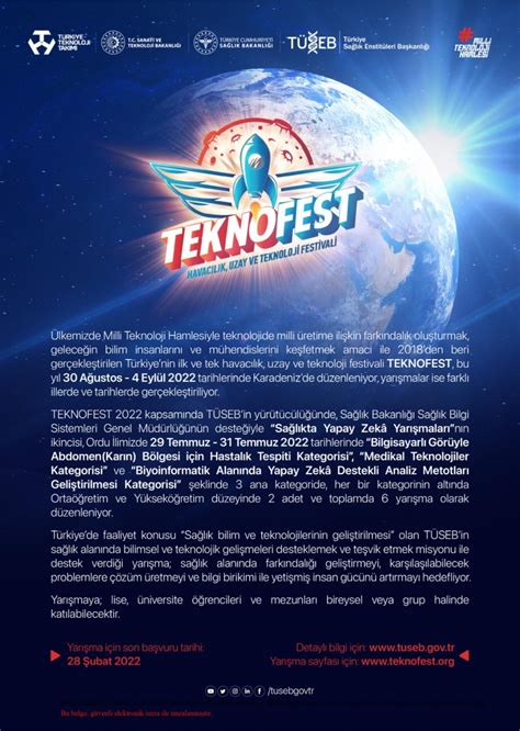 Teknofest 2022 Sağlıkta Yapay Zeka Yarışmaları