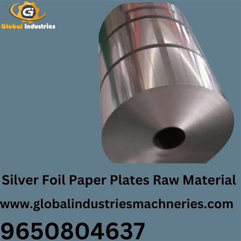 Silver Foil Paper Plates Raw Material Roll At Rs Kg In Noida Id