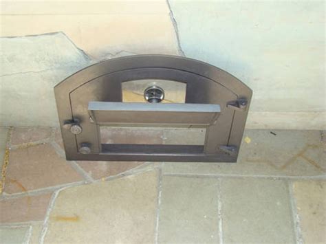 Bbqrolling Cast Iron Pizza Oven Door With Glass And Therm Etsy