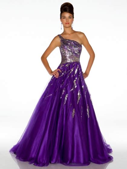 Whiteazalea Ball Gowns 2013 Stunning Purple Ball Gown Prom Dresses