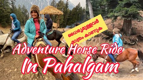 Pahalgam Kashmir Trip Mini Switzerland Adventure Horse Ride In