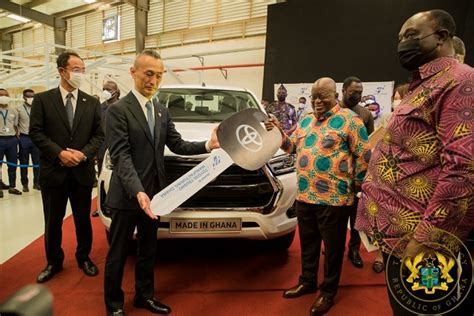 President Akufo Addo Commissions Toyota Suzuki Vehicle Assembly Plant