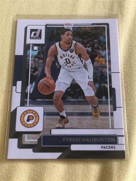 A Donruss Basketball Base Tyrese Haliburton Indiana Pacers