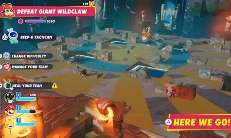 How To Beat The Giant Wildclaw In Mario Rabbids Sparks Of Hope