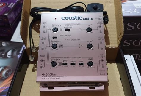 Jual Crossover Aktif Way Coustic Xm C Qbass Di Lapak Sb Dutacar Audio