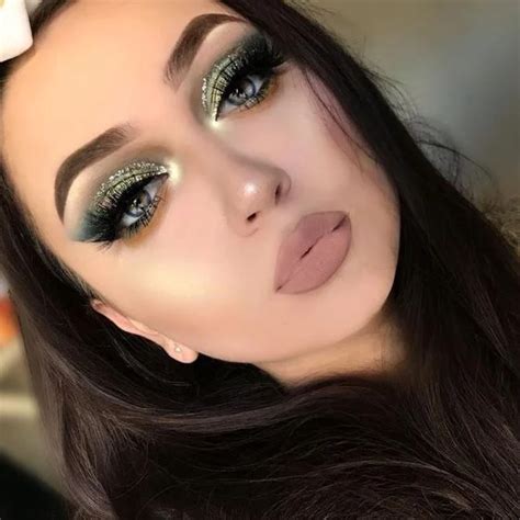 15 Maquillajes En Tonos Verdes Que Las Brujas Del Bosque Aprobarán Maquillaje De Ojos Con