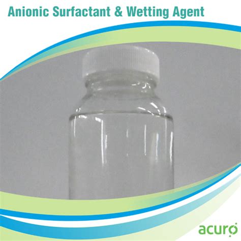 Liquid Anionic Surfactant Wetting Agent Grade Standard Technical